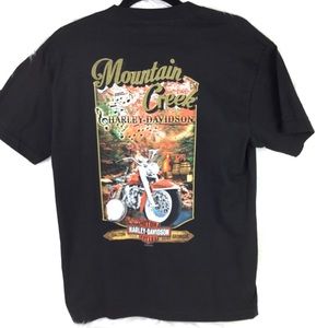 cropped harley davidson tee